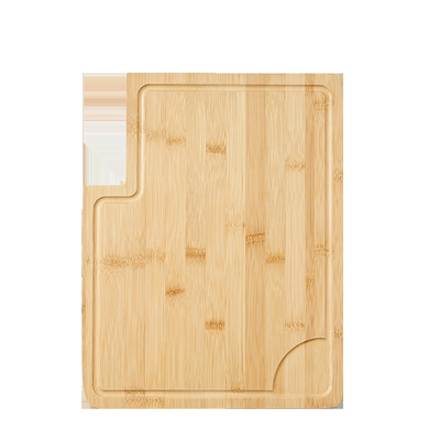Großer organischer Bambusextrametzger Block Cutting Board mit Messer-Halter und Nut