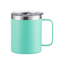 Edelstahl-Trommel-Spill Proof With-Griff des Kaffee-kundenspezifischer Logo-12oz doppel-wandiger