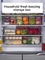 HAUSTIER Gefrierschrank-Nahrungsmittelspeicher-stapelbares Plastikmagazin 30*30*14cm