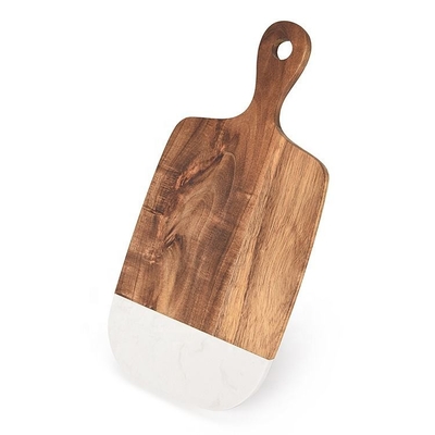 Natürlicher Live Edge Slate Cheese Board-Marmor und hölzerne Paddel-Küche