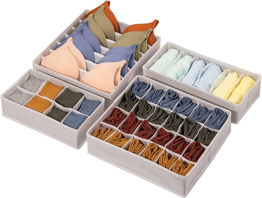Stoff-Unterwäsche-Aufbewahrungsfach-Kasten-Kleiderschrank-Schubladen-Teiler