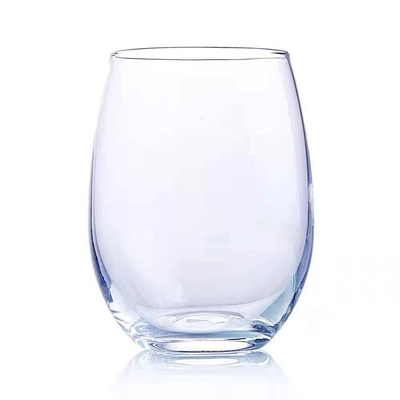Bleifreies Glas des Trinkwasser-Glas-Eierbechers 420ML Transparant