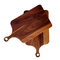 Quadrat-Olive Wood Chopping Board For-Bauernhaus-Küchen-Restaurant