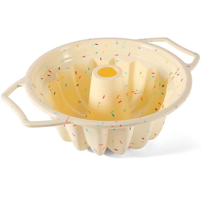 Nicht Stock geriffelter starker Griff Mini Cake Silicone Mold Withs
