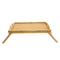 Betten Sie die Nahrung, die stützbares Bambusfrühstück Tray Table With Folding Legs dient