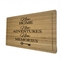 Kundenspezifisches Logo Engraved Kitchen Bamboo Wood-Schneidebrett-hölzernes hackendes Brett