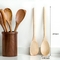 Kundenspezifischer Logo Wooden Spoons Wooden Cooking-Löffel stellte hölzernen Löffel ein