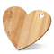 Kundenspezifisches Herz formte 1.5cm starkes Bambusschneidebrett für dienenden Charcuterie