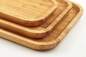 Rechteckige natürliche hölzerne Bambusnahrungsmittelplatten-dienende Behälter