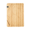 Kundenspezifischer 38x28cm Bambusmetzger Block Cutting Board mit Telefon-Halter-Messerschleifer