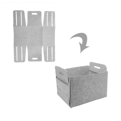 Custom Modern Storage Baskets Set 100% Polyester Felt Behälter für die Organisation von Haushaltsgegenständen
