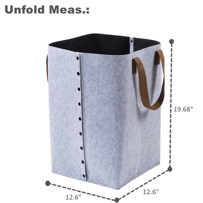 Moderne Polyester-Felt-Speicherkörbe für die Organisation von Kleidung