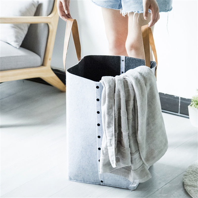 Moderne Polyester-Felt-Speicherkörbe für die Organisation von Kleidung