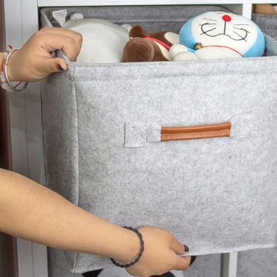 Einfach zusammenklappbare modernen Haushalt Lagerkörbe Lösung Opp-Tasche Verpackt kundenspezifisches Paket