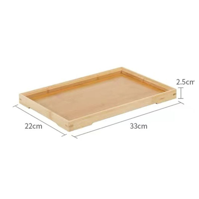 Eco-Friendly Bambus-Küchenhandtuchhalter Custom Logo Holzteller Set zum Kochen
