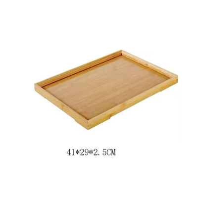 Eco-Friendly Bambus-Küchenhandtuchhalter Custom Logo Holzteller Set zum Kochen