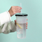 dünne Trommel Cups Plastiktrinkgläser 930ml Soem-ODM